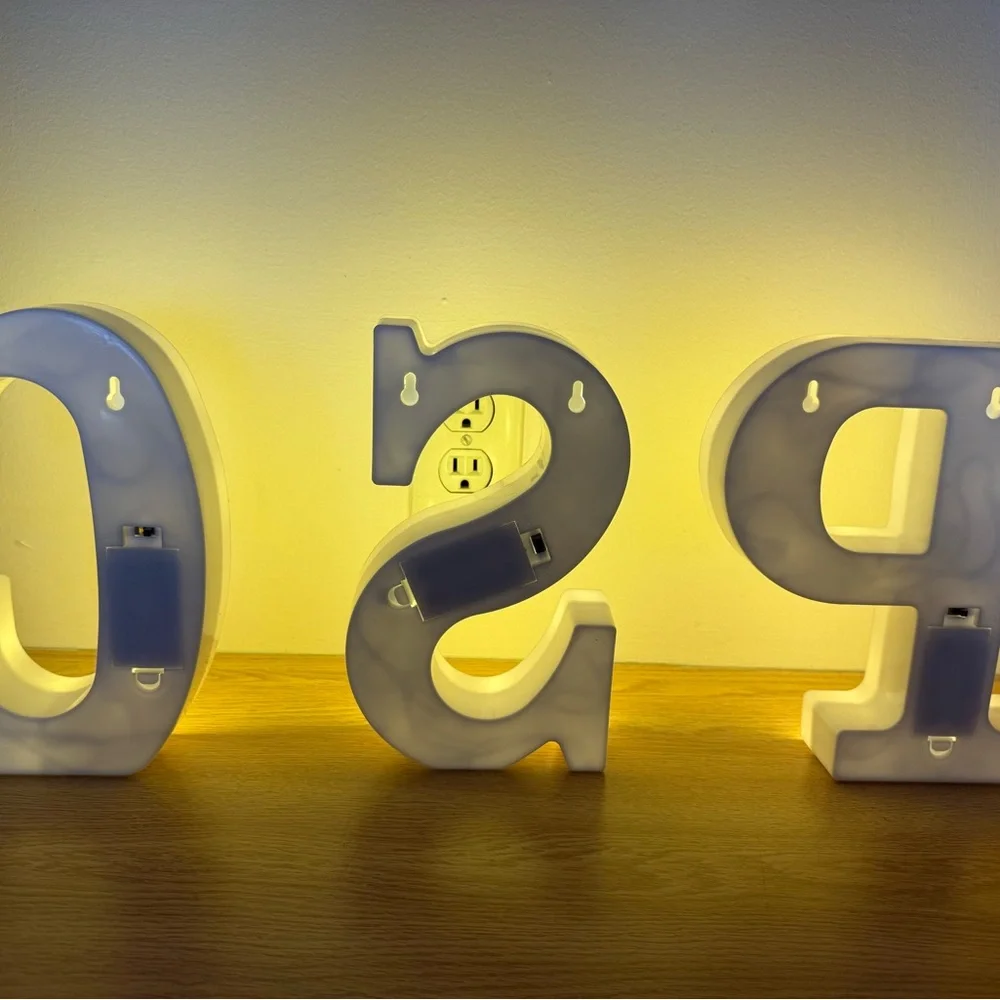 Light Up Letters C,S, and P LED